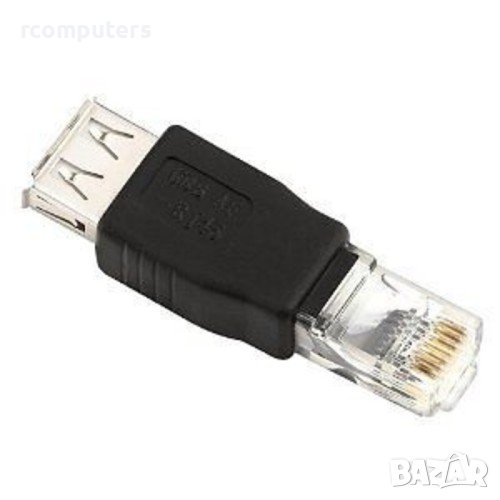 Преходник USB F-RJ45, снимка 1