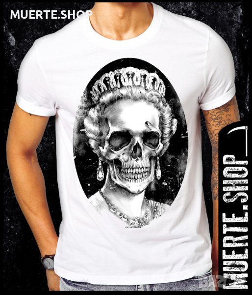 Тениска с щампа DEAD QUEEN, снимка 1