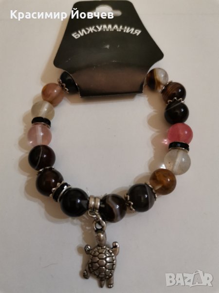 Гривна естествени камъни , снимка 1