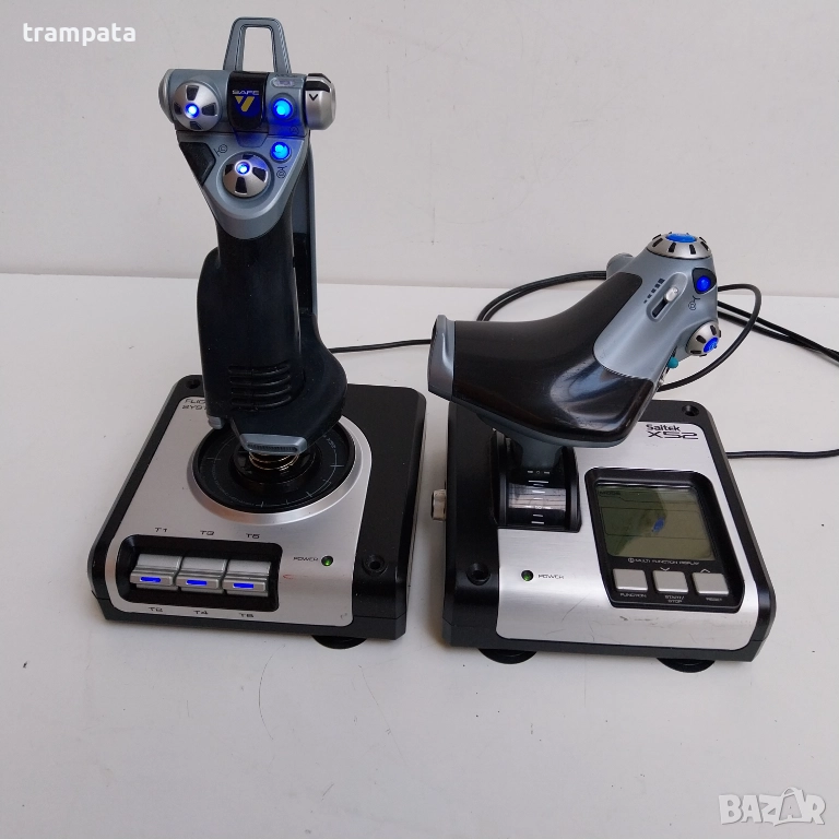 НАЙ ДОБРАТА ОФЕРТА Джойстик Saitek X52 Flight Control System, снимка 1