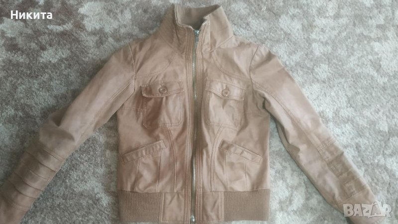 ONLY-кожено яке-М,L, снимка 1