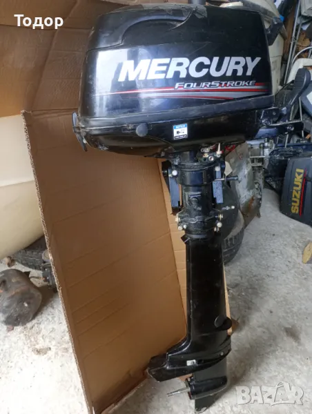 Продавам Mercury - Four Stroke 5HP, 4т-2014, внос от Италия, за части, снимка 1