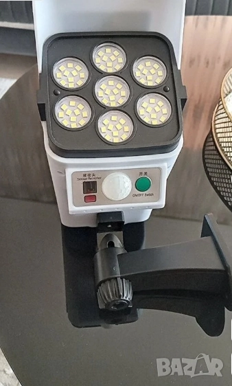 🔆 Соларна LED лампа с имитация на камера  , снимка 1