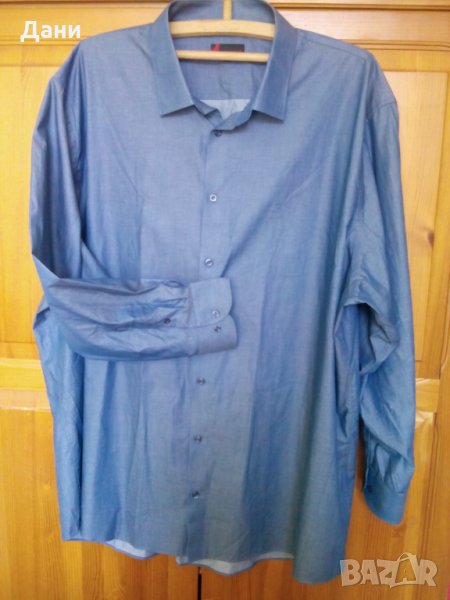 7XL Мъжка риза с дълъг ръкав, снимка 1