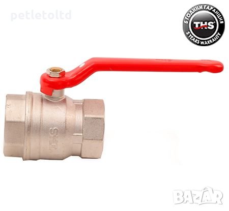 Cферичен кран месинг Ж-Ж със салников механизъм 2'' THS THERMOSTYLE , снимка 1