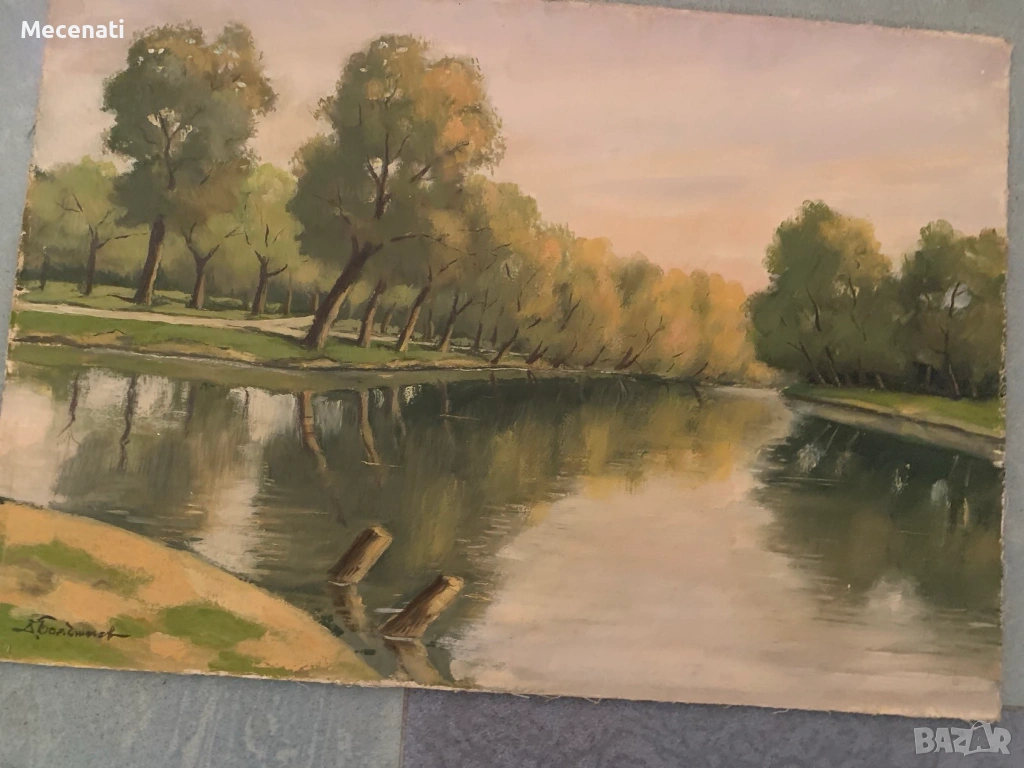 ДИМИТЪР БОЯДЖИЕВ масло/пейзаж, снимка 1