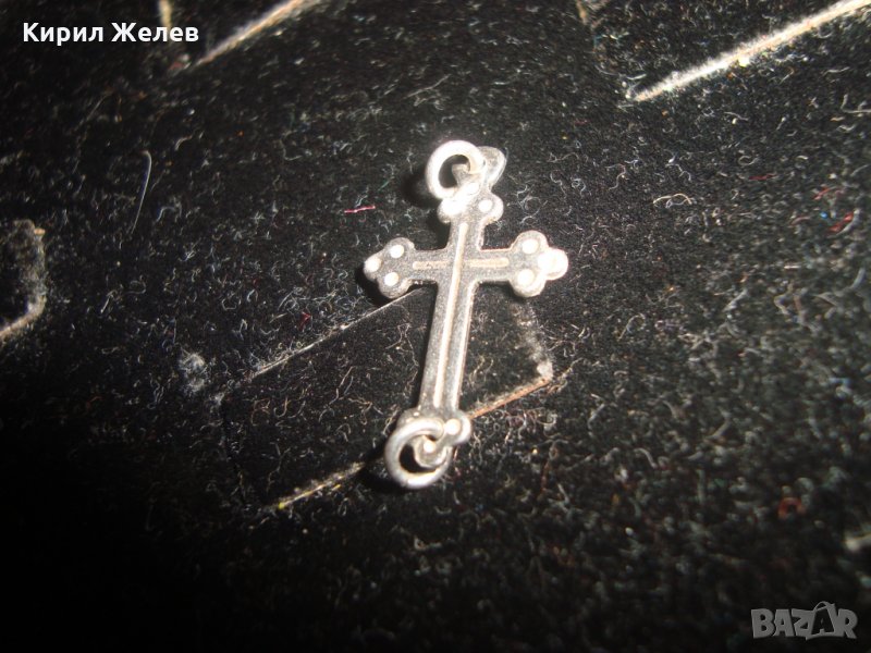 СРЕБЪРЕН КРЪСТ СРЕБРО 950 ПРОБА МАЙСТОРСКА ИЗРАБОТКА 19458, снимка 1
