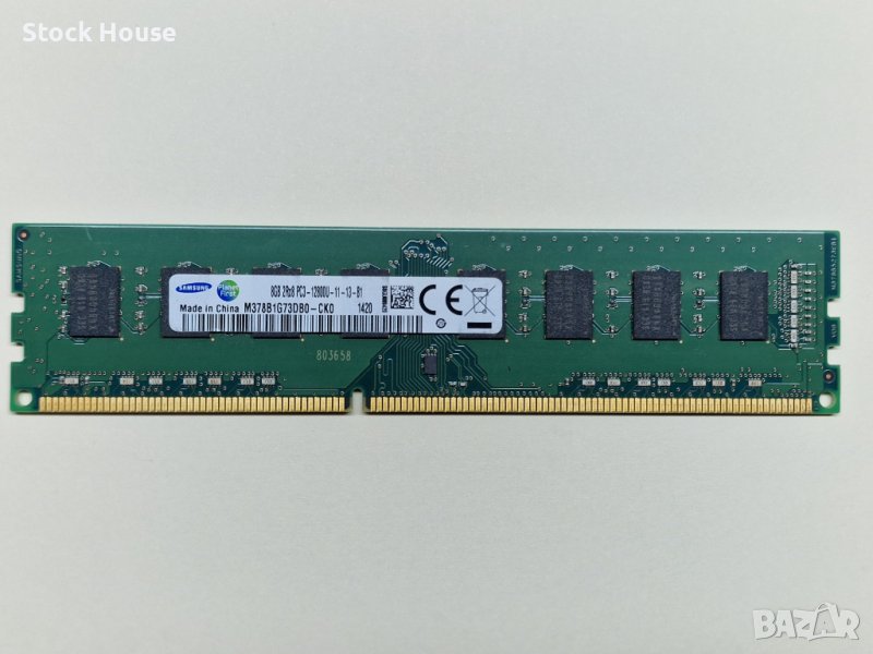 8GB DDR3 1600Mhz Samsung рам за компютър - 2, снимка 1