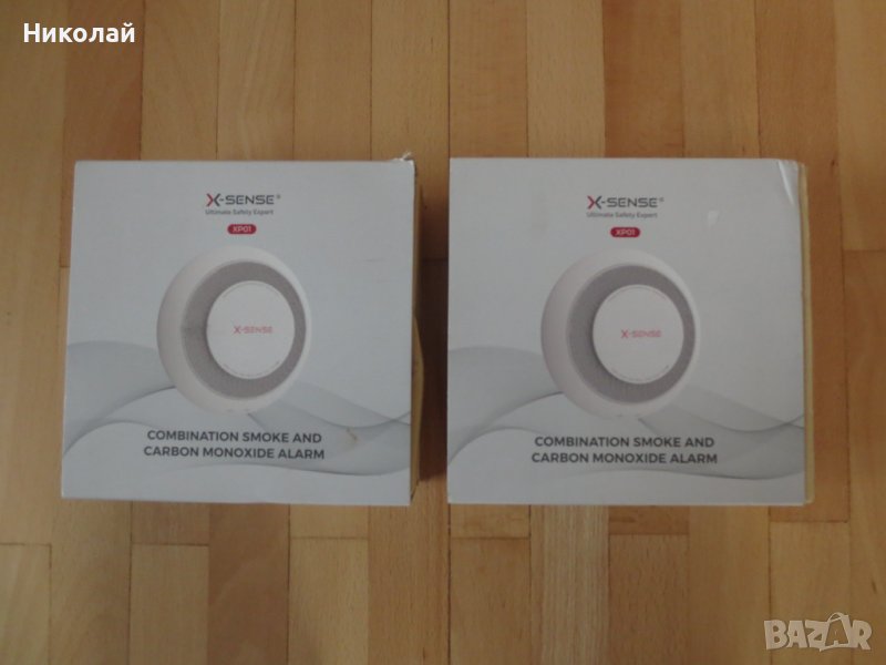 X-Sense XP01 Комбиниран алармен детектор за дим и въглероден окис, снимка 1