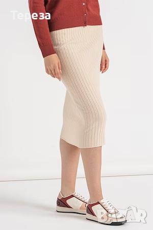 🆕Бежова плетена пола / XXL, снимка 1