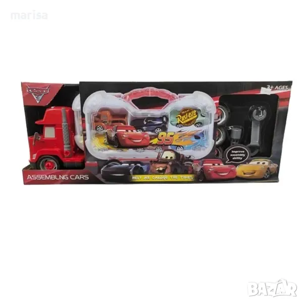 Камион с инструменти, тир Макуин с 6 коли в куфар - 8612, снимка 1