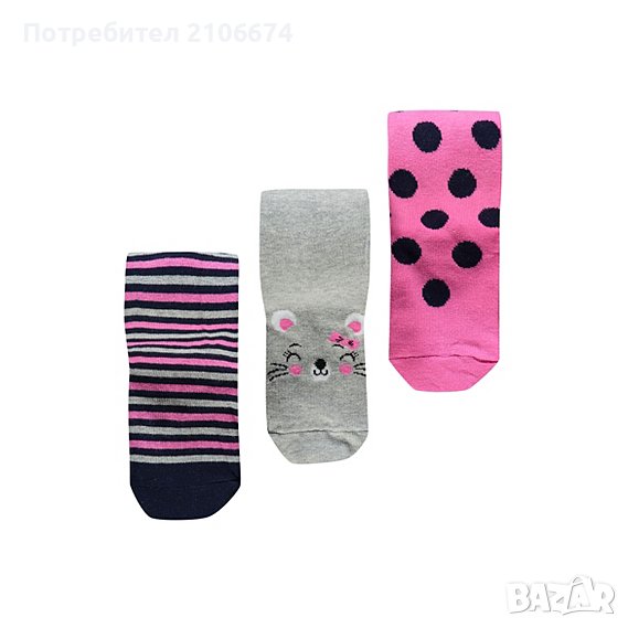 3 бр. детски чорапогащници рамер 6-12 месеца, снимка 1