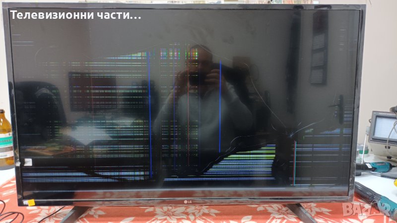 LG 43LK5100PLA със счупен екран-EAX67862002(1.0)/43T01-C09/43LH51_FHD_A Type/HC430DUN-VAVX1-A11X, снимка 1
