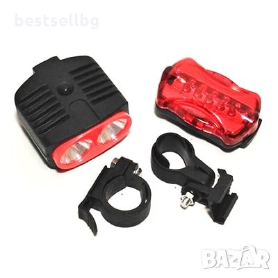 LED фенер фар предни задни светлини за велосипед стоп колело колоезден, снимка 1