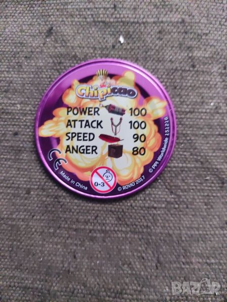 Продавам метален чип Angry Birds Chipicao, снимка 1
