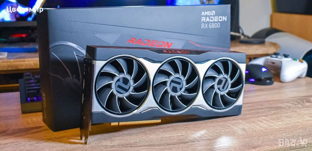 Видео картa AMD Radeon RX 6800 16 GB, снимка 1