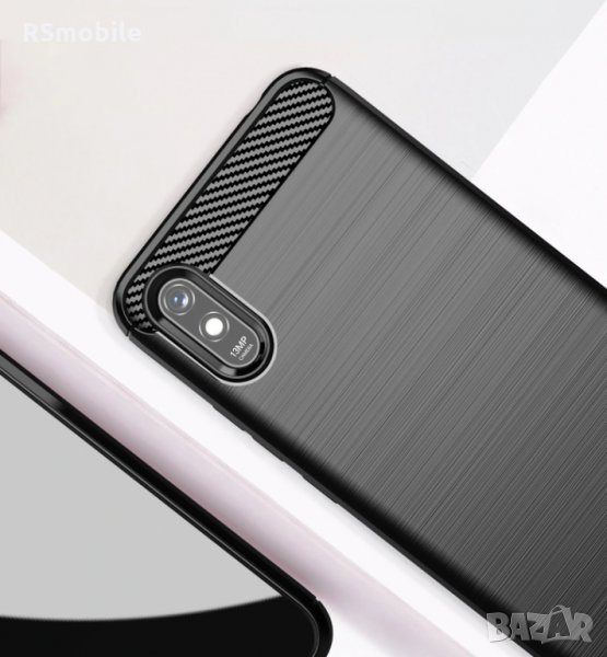 Xiaomi Redmi 9A - Удароустойчив Кейс Гръб CARBON, снимка 1