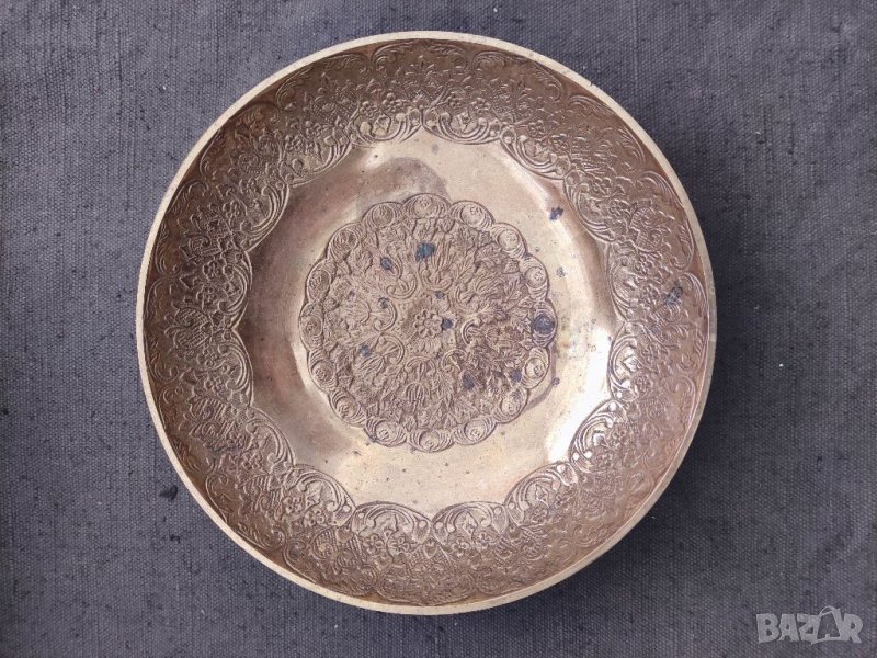 Продавам Месингова чиния за стена, снимка 1