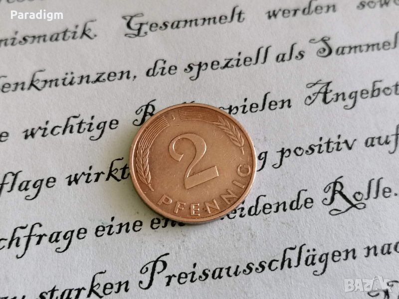 Монета - Германия - 2 пфенига | 1992г.; серия J, снимка 1