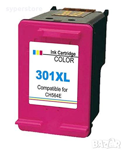 Глава за HP 301XL Tri-Color цветна мастило (CH564EE) за HP DJ 1000,1010,1050,1510, 2000,2050,2540,30, снимка 1