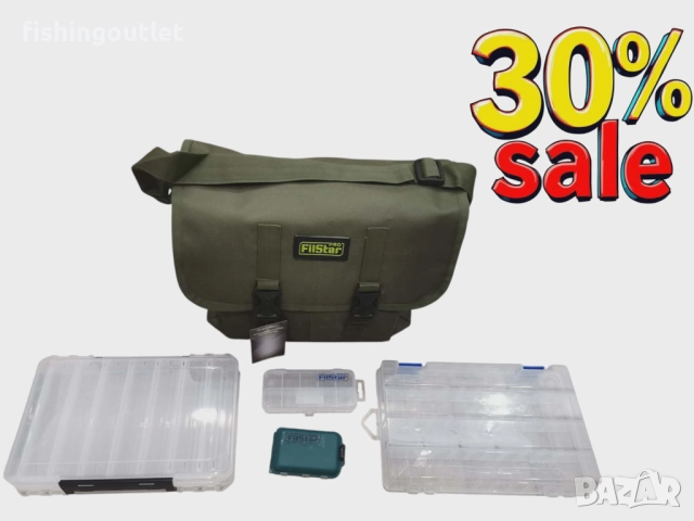 Риболовна чанта Filstar с 4 включени кутии 4 кутии 
