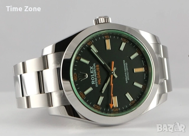 Rolex Milgauss 40mm Steel Black Dial Automatic Различни Варианти, снимка 3 - Мъжки - 54060801