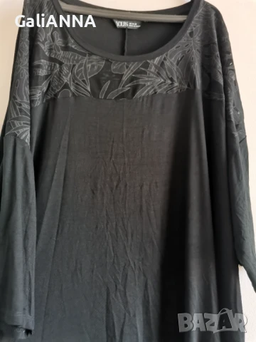 СТРАХОТНА ТУНИКА ЕФЕКТЕН МОДЕЛ 4XL-5XL, снимка 3 - Туники - 50926958