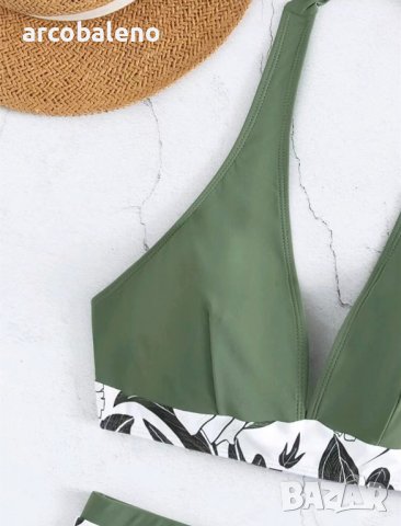 Дамски бански костюм къси панталони с висока талия, 5цвята , снимка 10 - Бански костюми - 40146918