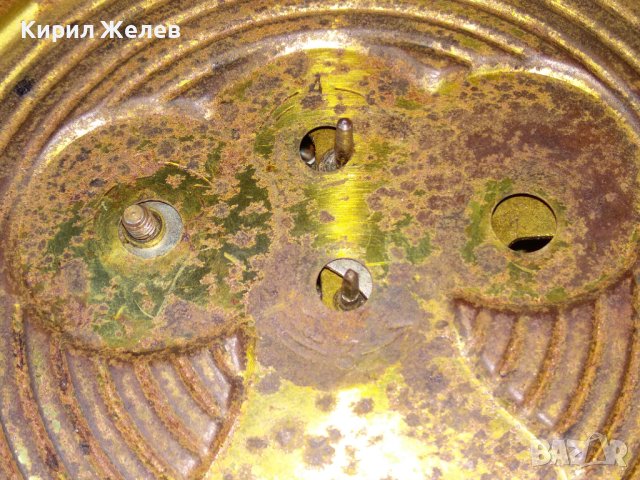 JUNGHANS Стар КОЛЕКЦИОНЕРСКИ МЕХАНИЧЕН НЕМСКИ БУДИЛНИК от ЦАРСКО ВРЕМЕ ЮНГХАНС 43682, снимка 8 - Антикварни и старинни предмети - 44463799