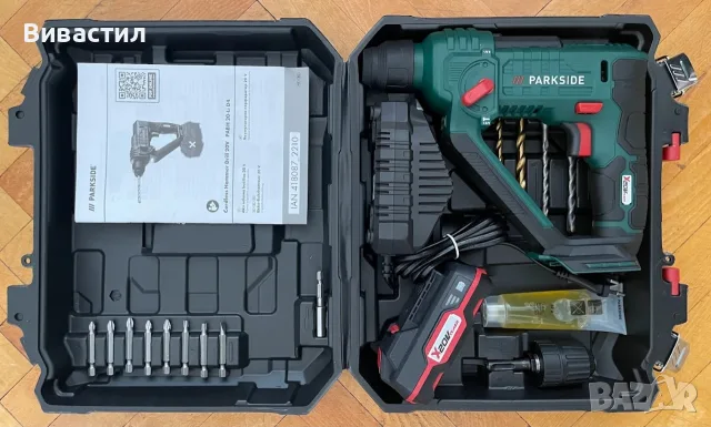 PROFESSIONAL Акумулаторен перфоратор с вертикален безчетков мотор EINHELL HEROCCO 36/28, снимка 13 - Перфоратори - 56316292