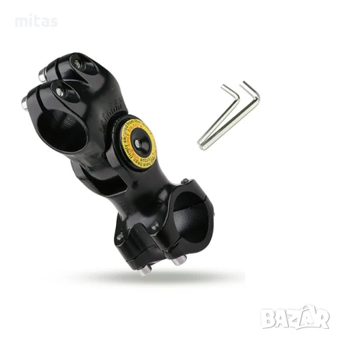 Алуминиева лапа 31.8мм за велосипед с регулируем ъгъл до 60° / 110mm, снимка 7 - Части за велосипеди - 50943478