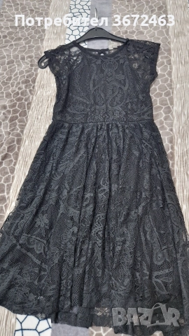 Официална дантелена рокля , снимка 2 - Рокли - 52616529