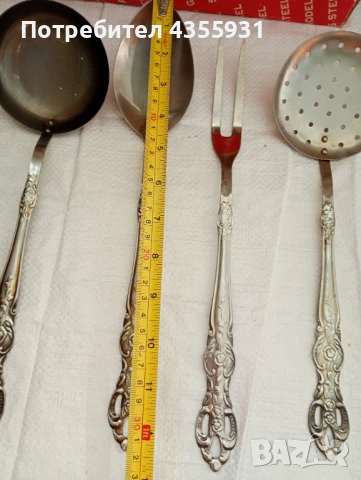 старинни немски прибори за сервиране хранене стари прибори антикварни прибори , снимка 4 - Антикварни и старинни предмети - 50744295