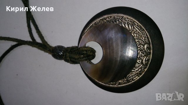 Гердан колие с висулка етно стил - 74901, снимка 4 - Колиета, медальони, синджири - 29199148