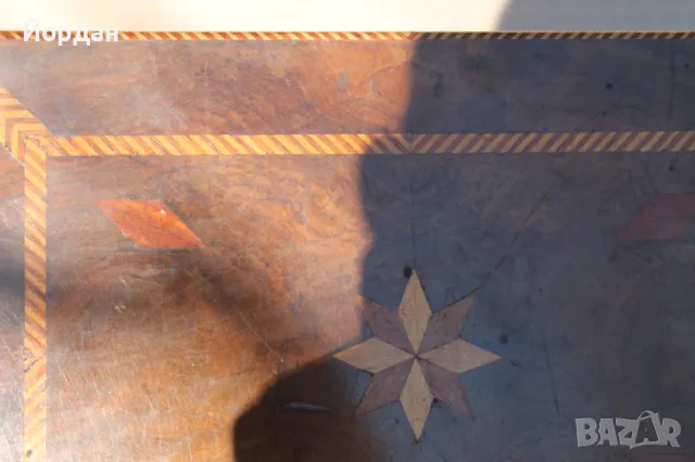 Дървена кутия за бижута, снимка 5 - Антикварни и старинни предмети - 48499960