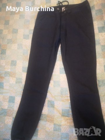 Мъжки тъмно син панталон, снимка 1 - Панталони - 36857369