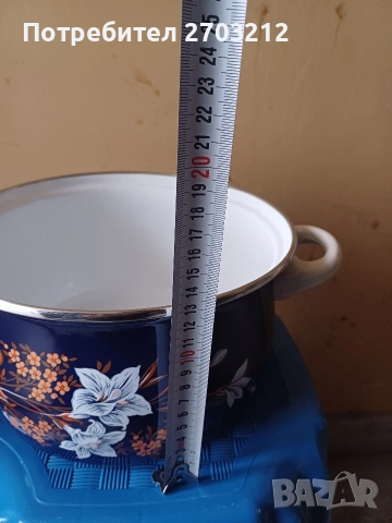 Емайлирана Тенджера, снимка 2 - Съдове за готвене - 53031161