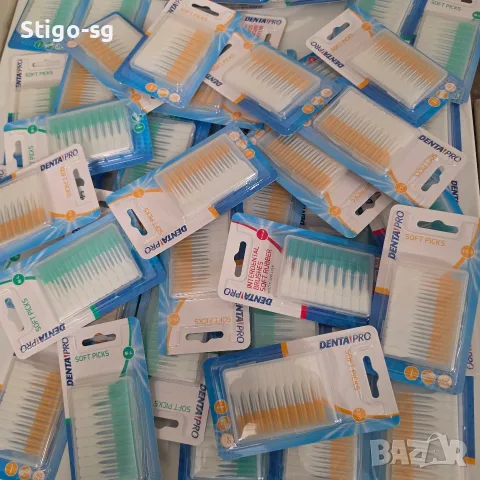 Нови Гумени Интердентални Четки DentaPro Regular (40 бр.) с Кутийка за Пътуване Категория: