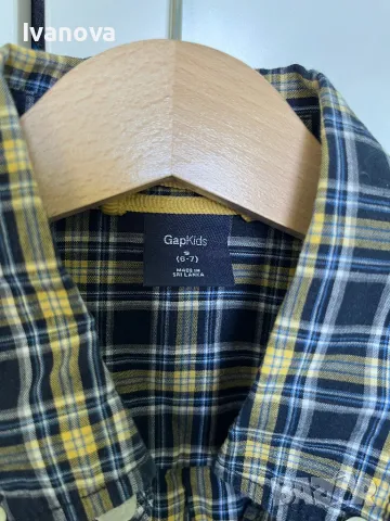 Две детски ризи 100% памук GAP и H&M, снимка 3 - Детски ризи - 48157528