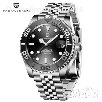 PAGANI DESIGN YACHTMASTER автоматичен часовник с механизъм SEIKO NH34,стъкло сапфир,водоустойчив, снимка 3 - Мъжки - 51195669