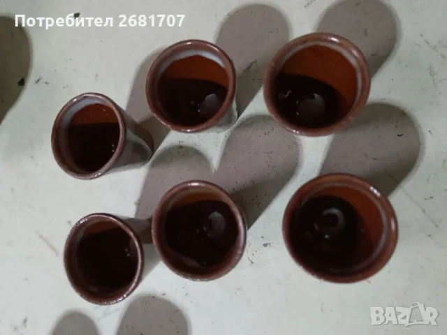 керамични чаши , снимка 2 - Антикварни и старинни предмети - 48193454