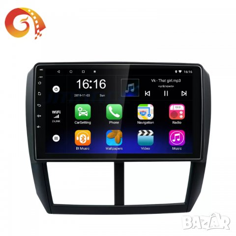 Мултимедия, Двоен дин, за Subaru Forester, Навигация, за Субару, радио, плеър 9“, Android, 2 DIN  , снимка 3 - Аксесоари и консумативи - 38381117