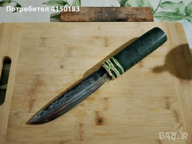 кован Якут от ШХ15 Твърдост HRC.60 размер на острие 140 мм обща дължина 280 ММ , снимка 6 - Други инструменти - 52900000