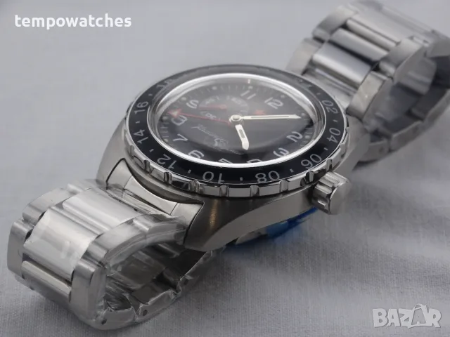 ВОСТОК КОМАНДИРСКИЕ АВТОМАТИЧЕН-GMT ref: 02019А, снимка 4 - Мъжки - 41667266