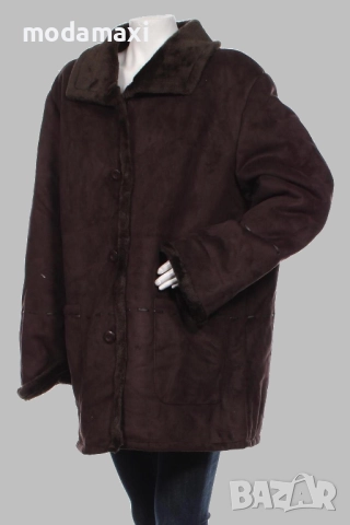 3XL+ Ново  „кожено” палто 