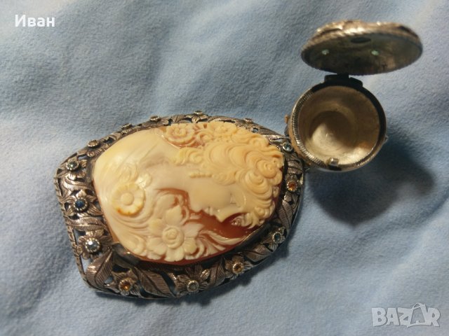 Медальон камея - рапан, снимка 6 - Колиета, медальони, синджири - 31878170