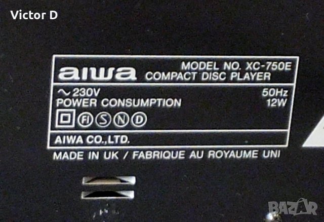  AIWA XC-750 - CD-Player, снимка 9 - MP3 и MP4 плеъри - 44325767