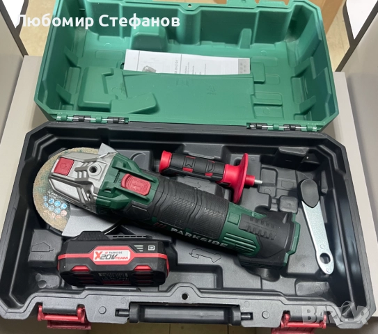 Ъглошлайф PARKSIDE PWSAP 20-Li G4  с батерия 2Аh,20V 