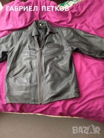 Мъжко кожено яке размер XL eстествена