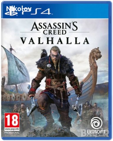 Assassin's Creed Valhalla PS4 (Съвместима с PS5), снимка 1 - Игри за PlayStation - 42693735